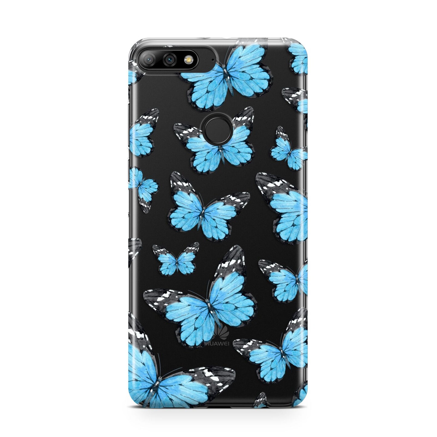 Blue Butterfly Huawei Y7 2018