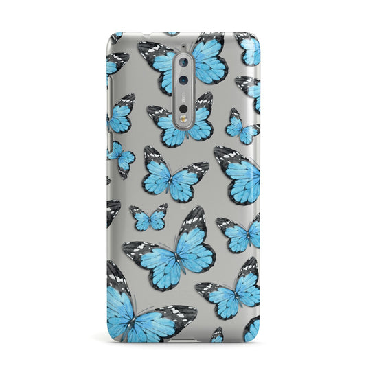 Blue Butterfly Nokia Case