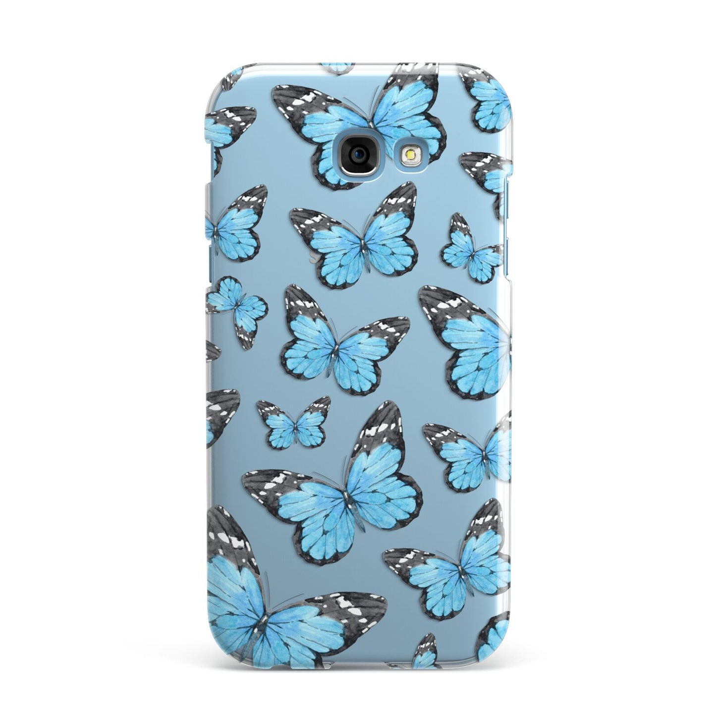 Blue Butterfly Samsung Galaxy A7 2017 Case