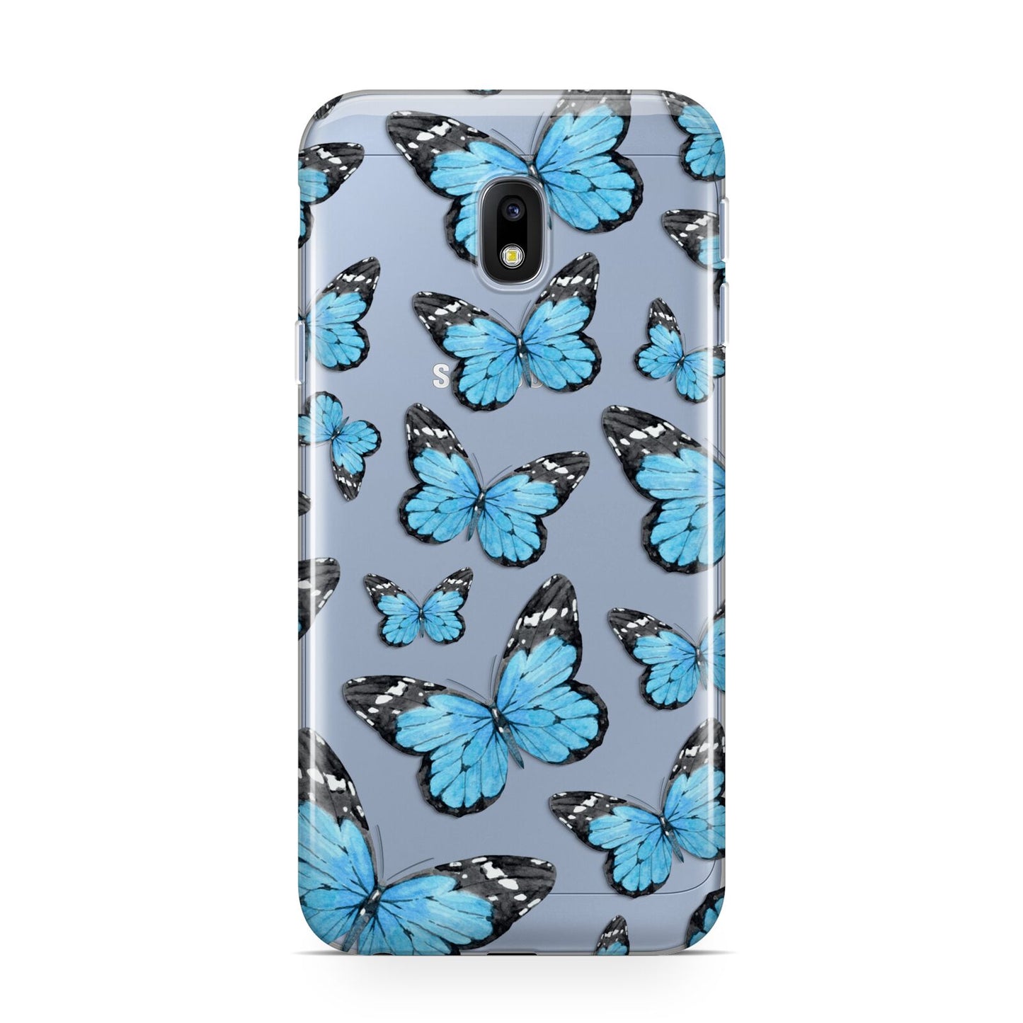 Blue Butterfly Samsung Galaxy J3 2017 Case