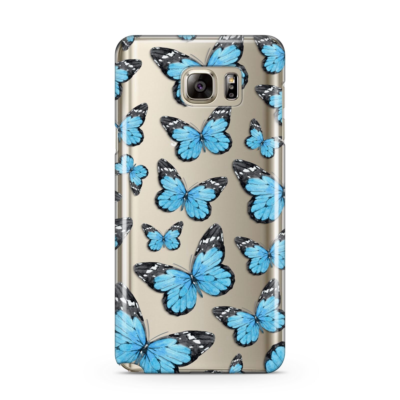 Blue Butterfly Samsung Galaxy Note 5 Case