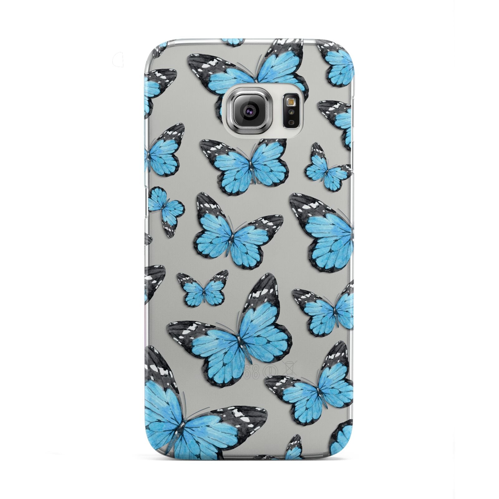 Blue Butterfly Samsung Galaxy S6 Edge Case
