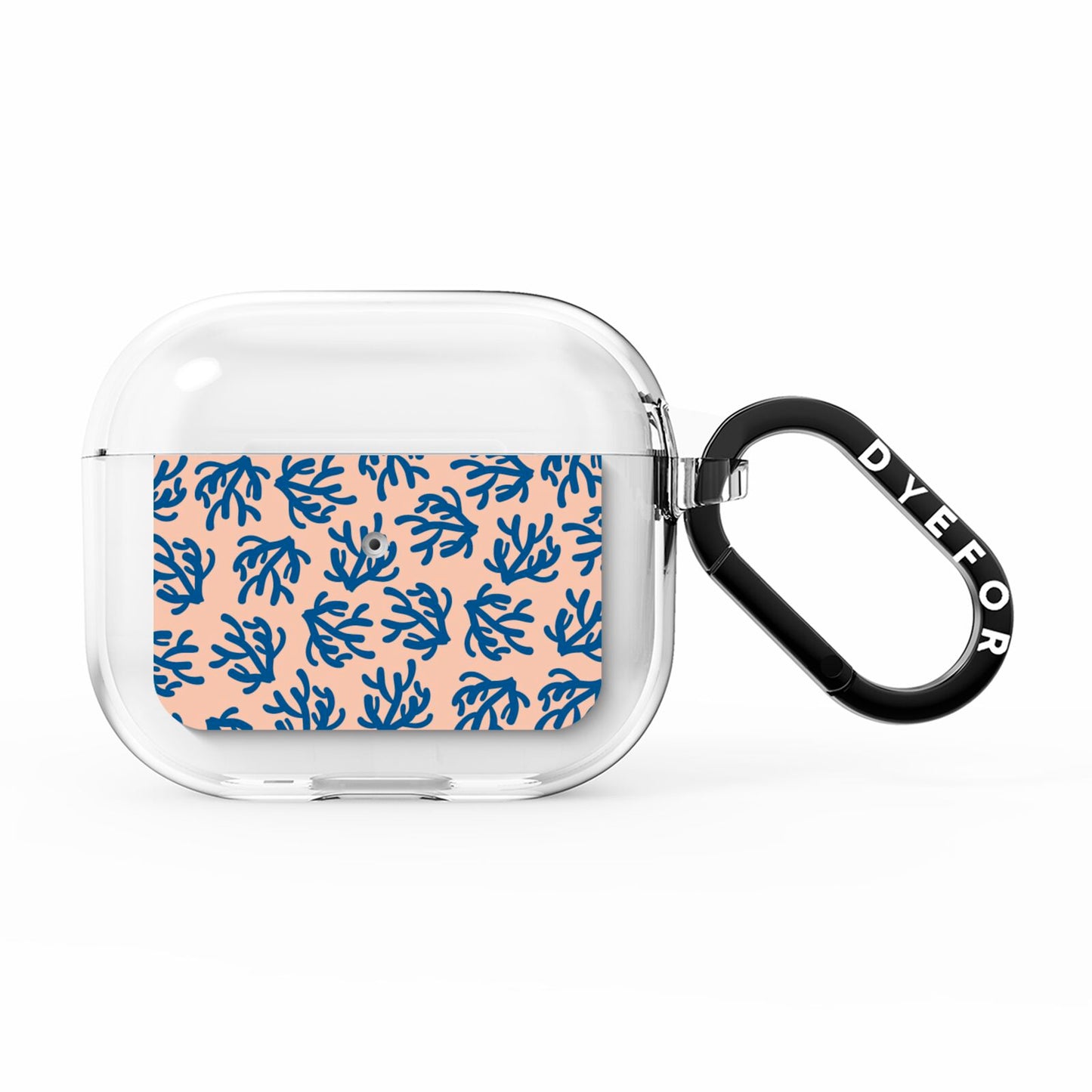 Blue Coral AirPods Clear Case 3rd Gen