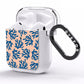 Blue Coral AirPods Clear Case Side Image