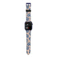 Blue Coral Apple Watch Strap Size 38mm with Blue Hardware