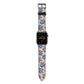 Blue Coral Apple Watch Strap with Space Grey Hardware