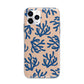 Blue Coral Apple iPhone 11 Pro Max in Silver with Bumper Case