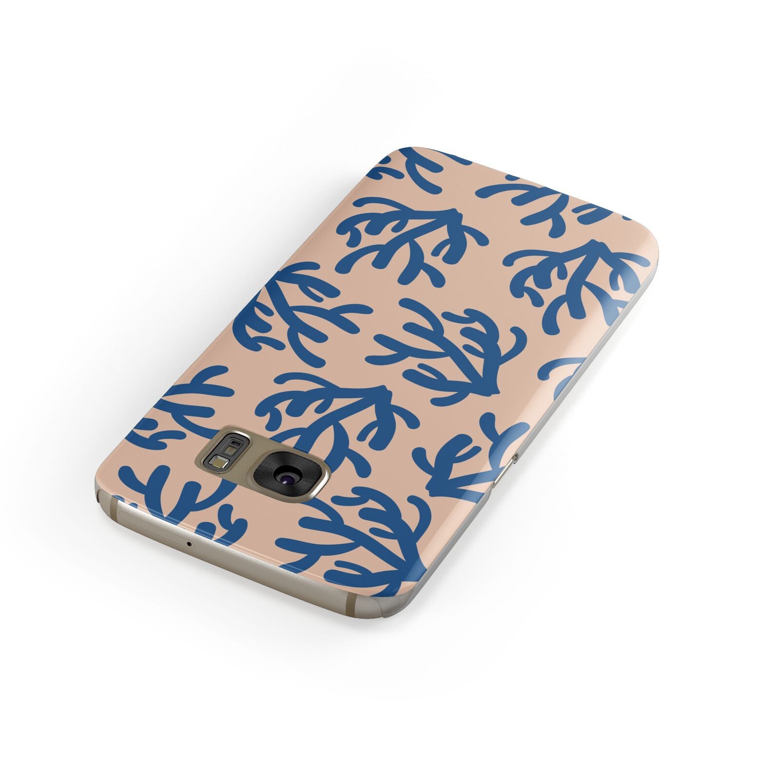 Blue Coral Samsung Galaxy Case Front Close Up