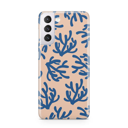 Blue Coral Samsung S21 Case
