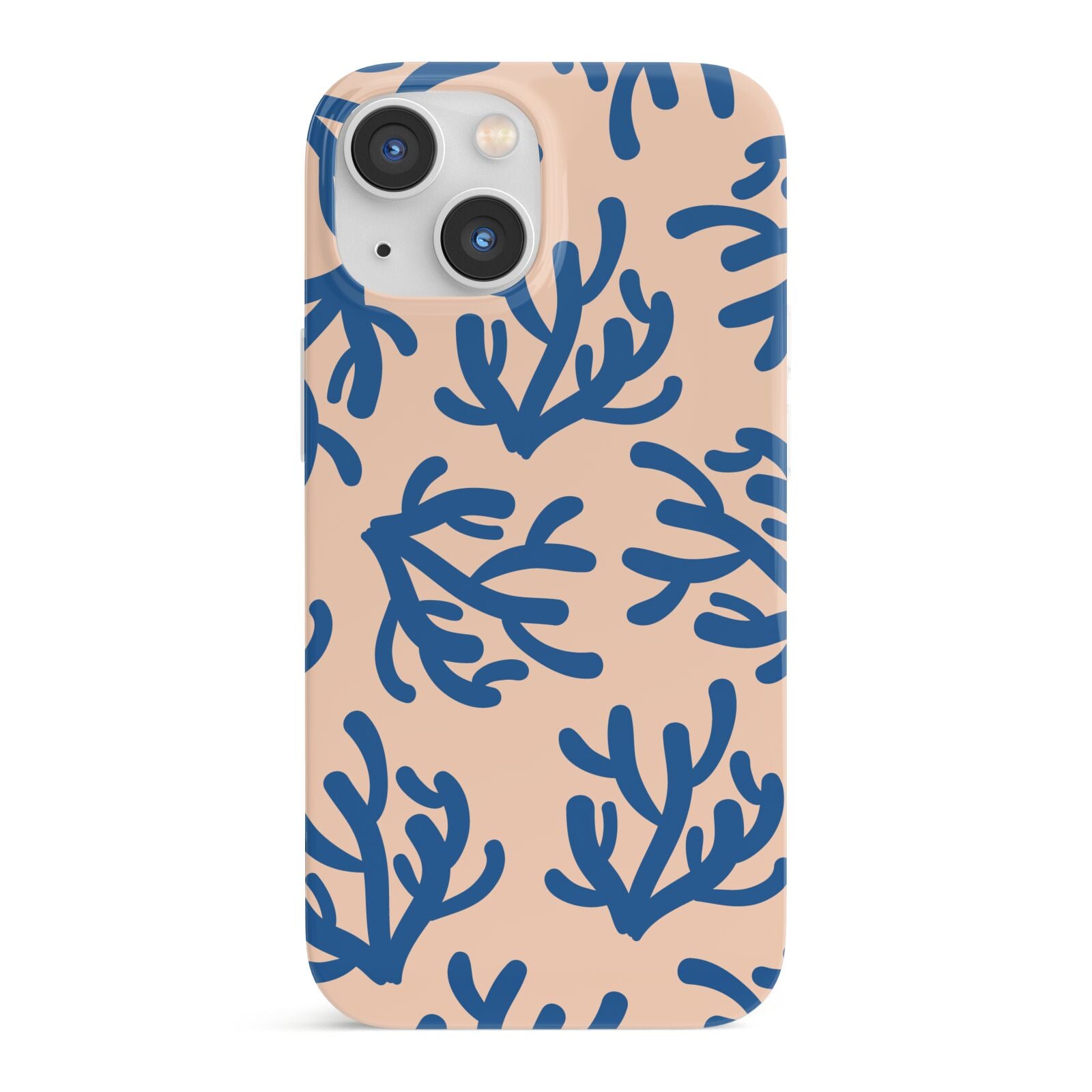 Blue Coral iPhone 13 Mini Full Wrap 3D Snap Case