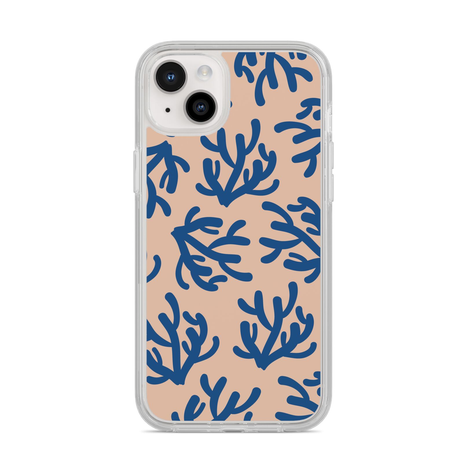 Blue Coral iPhone 14 Plus Clear Tough Case Starlight