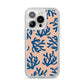 Blue Coral iPhone 14 Pro Glitter Tough Case Silver