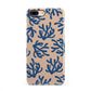Blue Coral iPhone 8 Plus 3D Snap Case on Gold Phone