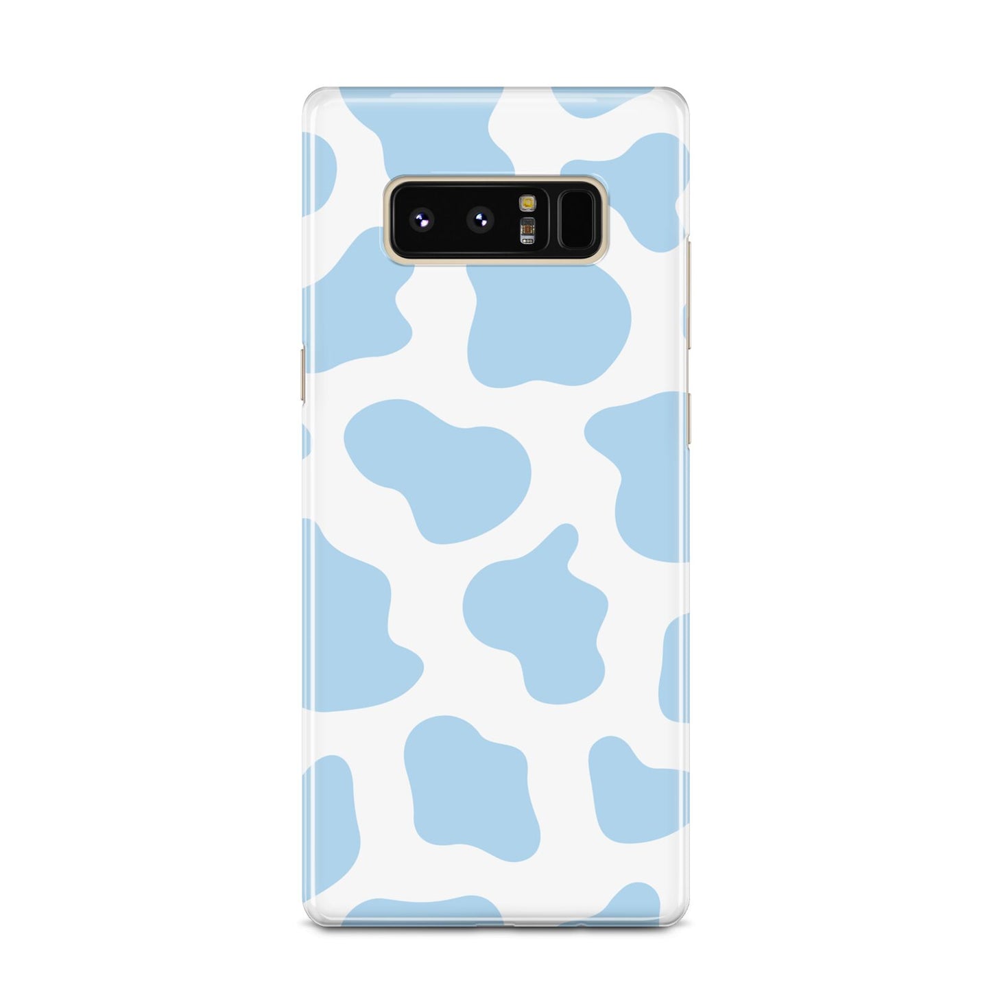 Blue Cow Print Samsung Galaxy Note 8 Case