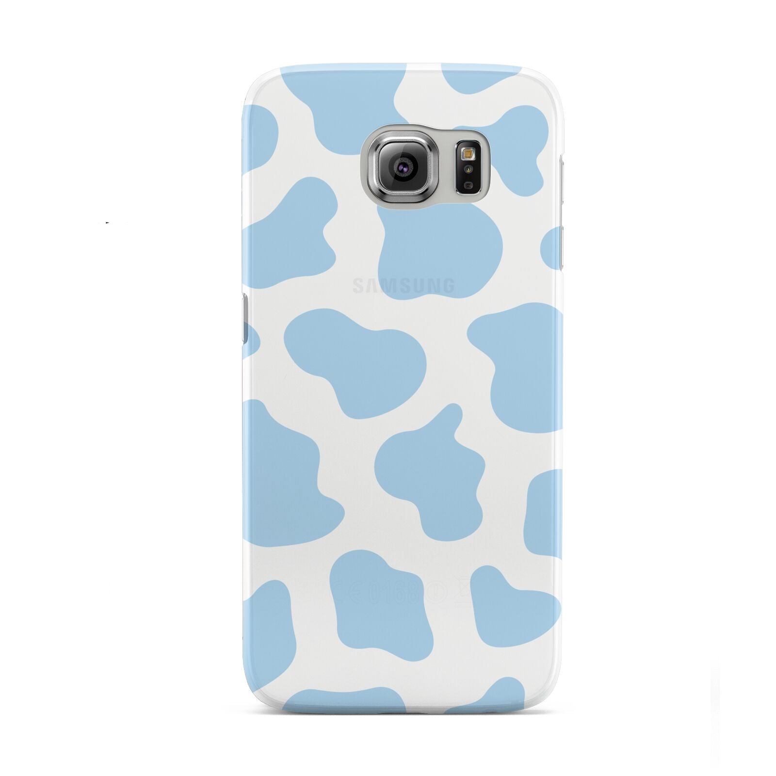 Blue Cow Print Samsung Galaxy S6 Case