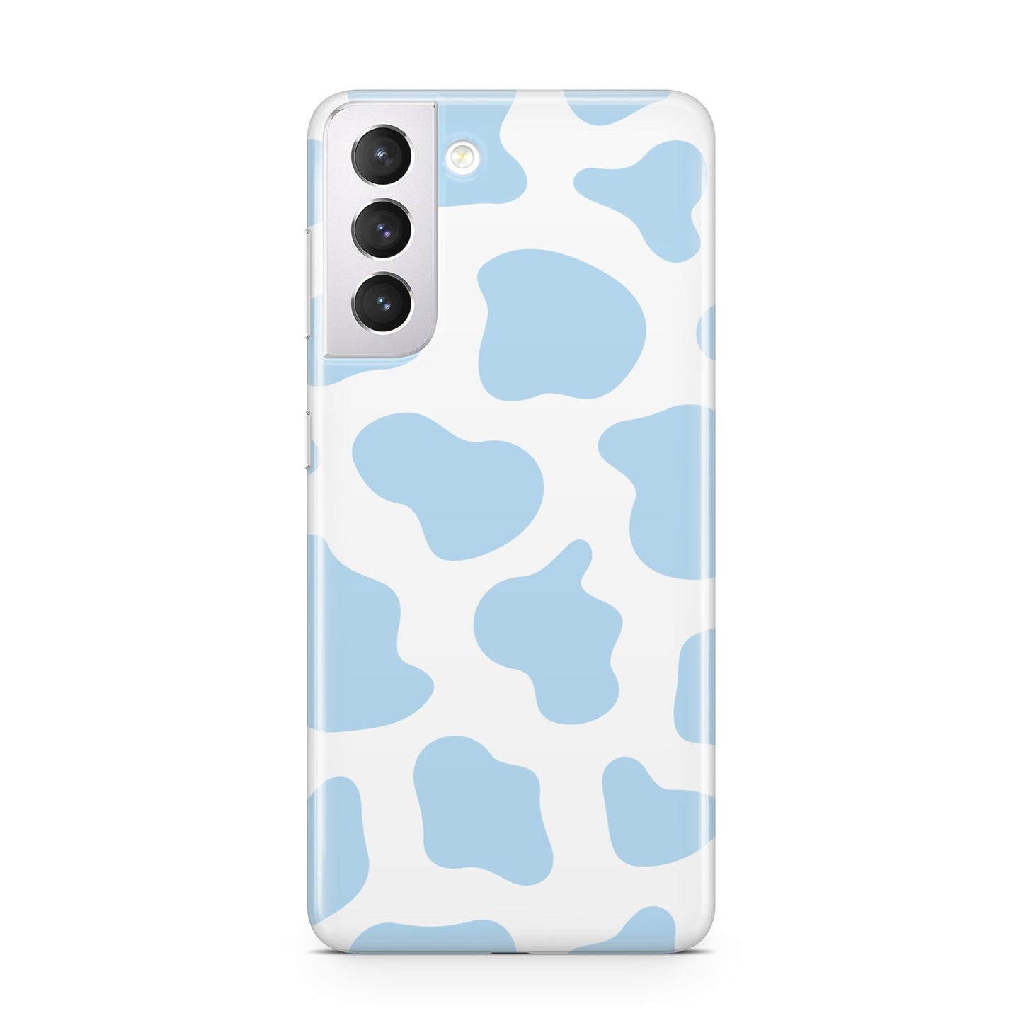 Blue Cow Print Samsung S21 Case