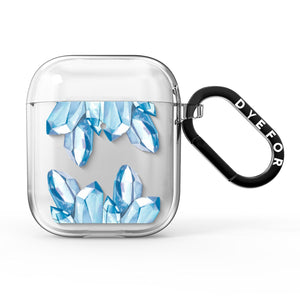 Blue Crystals AirPods Case