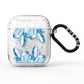 Blue Crystals AirPods Glitter Case