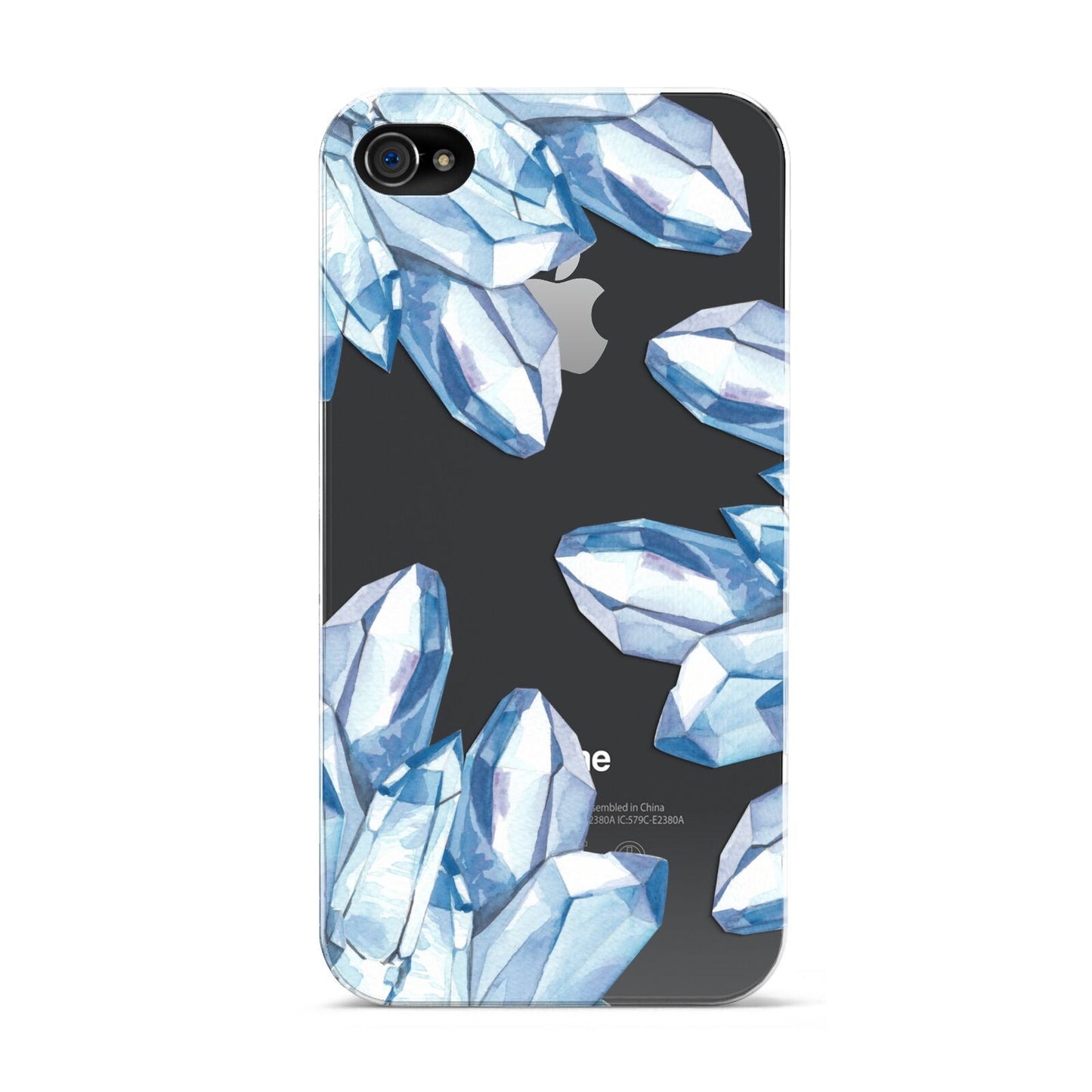 Blue Crystals Apple iPhone 4s Case
