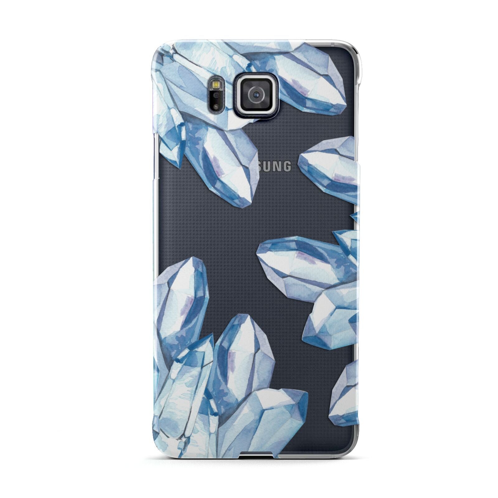 Blue Crystals Samsung Galaxy Alpha Case