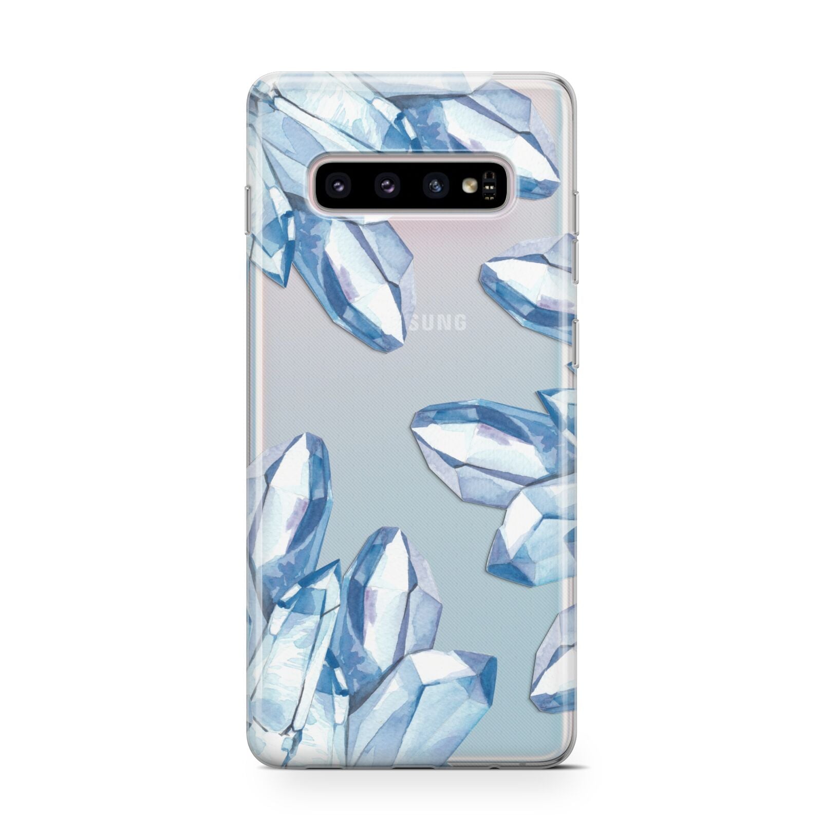 Blue Crystals Samsung Galaxy S10 Case