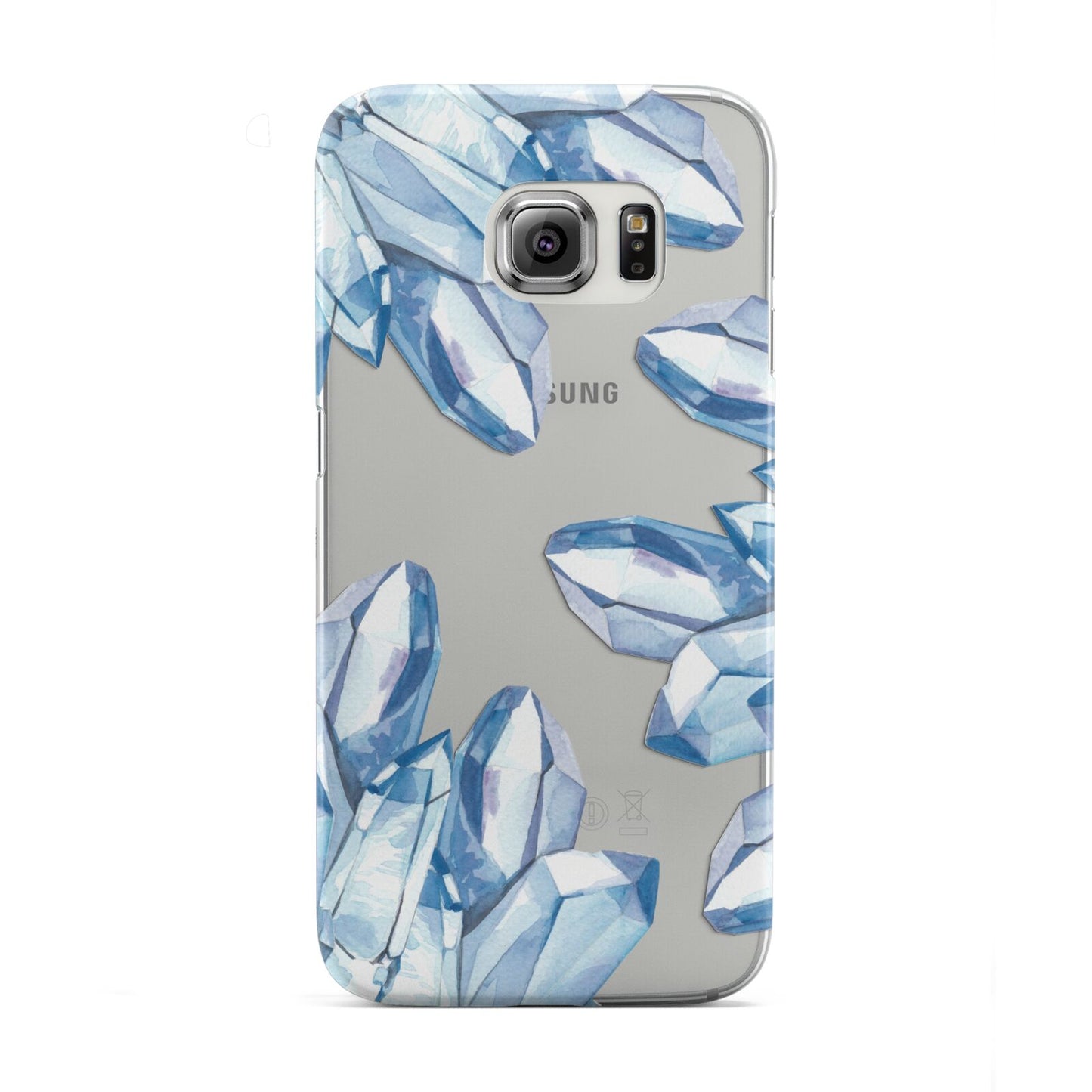 Blue Crystals Samsung Galaxy S6 Edge Case