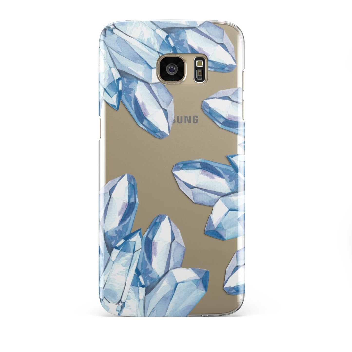 Blue Crystals Samsung Galaxy S7 Edge Case