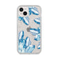 Blue Crystals iPhone 14 Plus Glitter Tough Case Starlight