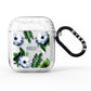 Blue Floral Personalised AirPods Glitter Case