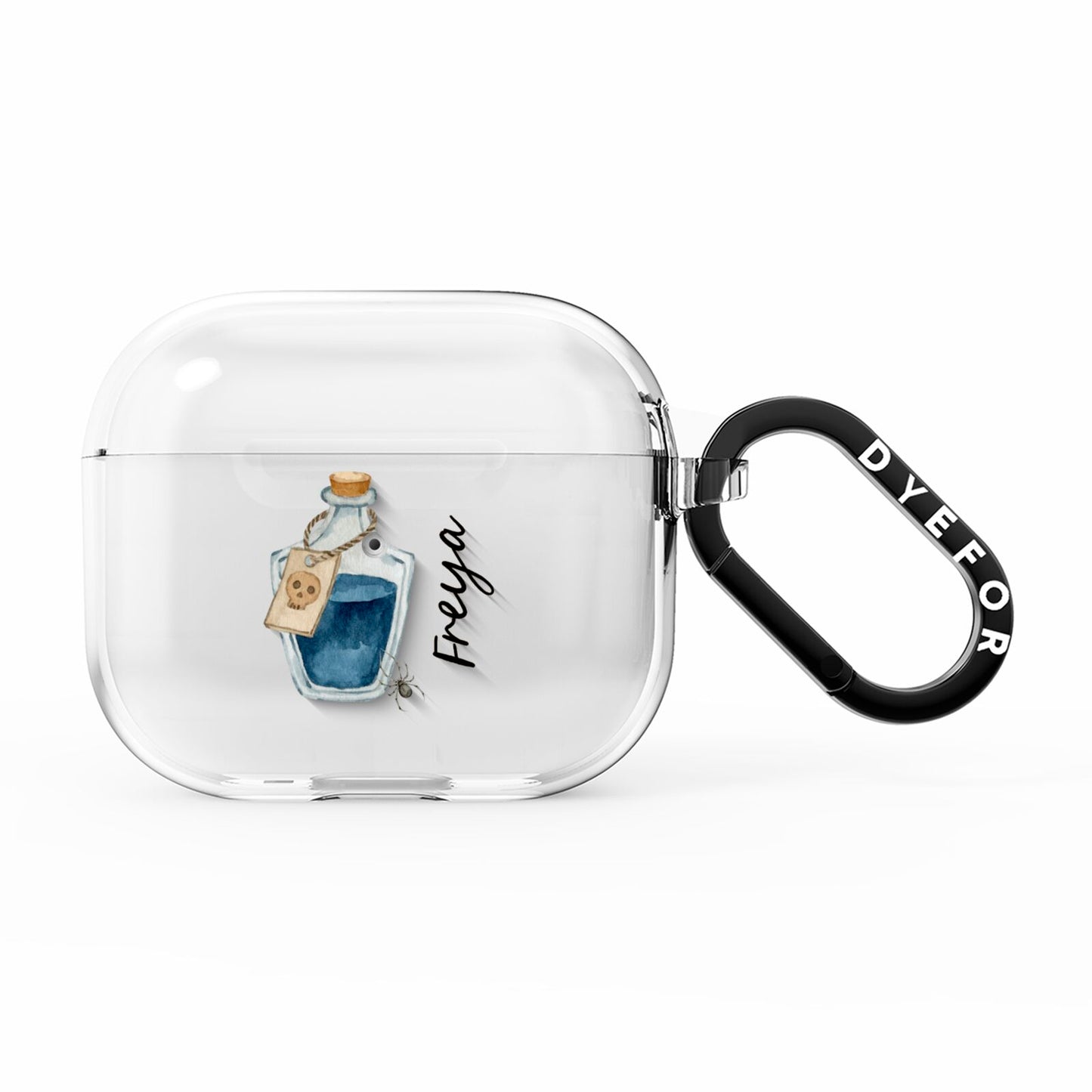 Blue Halloween Potion AirPods Clear Case 3rd Gen