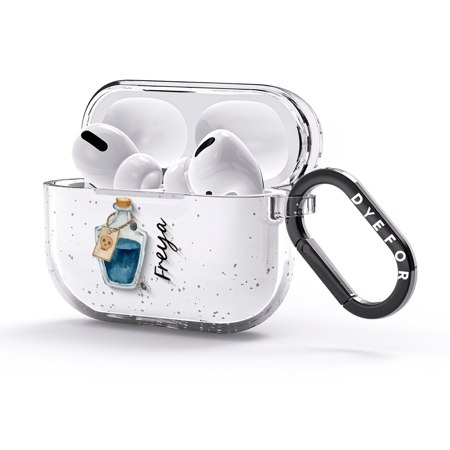 Blue Halloween Potion AirPods Glitter Case 3rd Gen Side Image