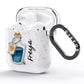 Blue Halloween Potion AirPods Glitter Case Side Image