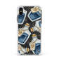 Blue Halloween Potion Apple iPhone Xs Max Impact Case White Edge on Black Phone