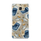 Blue Halloween Potion Samsung Galaxy A9 2016 Case on gold phone