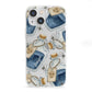 Blue Halloween Potion iPhone 13 Mini Clear Bumper Case
