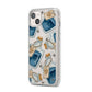 Blue Halloween Potion iPhone 14 Plus Clear Tough Case Starlight Angled Image