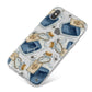 Blue Halloween Potion iPhone X Bumper Case on Silver iPhone