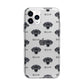 Blue Lacy Icon with Name Apple iPhone 11 Pro Max in Silver with Bumper Case
