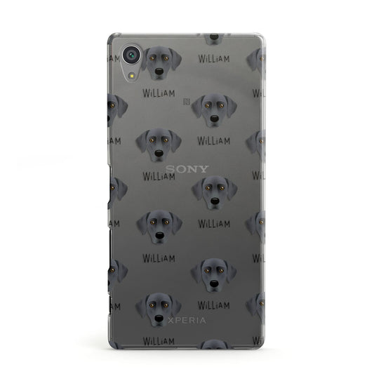 Blue Lacy Icon with Name Sony Xperia Case