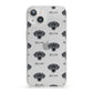 Blue Lacy Icon with Name iPhone 13 Clear Bumper Case
