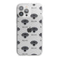 Blue Lacy Icon with Name iPhone 13 Pro Max TPU Impact Case with White Edges