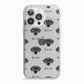 Blue Lacy Icon with Name iPhone 13 Pro TPU Impact Case with White Edges
