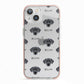 Blue Lacy Icon with Name iPhone 13 TPU Impact Case with Pink Edges
