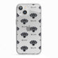 Blue Lacy Icon with Name iPhone 13 TPU Impact Case with White Edges