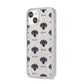 Blue Lacy Icon with Name iPhone 14 Glitter Tough Case Starlight Angled Image