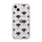 Blue Lacy Icon with Name iPhone 14 Plus Clear Tough Case Starlight