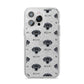 Blue Lacy Icon with Name iPhone 14 Pro Max Glitter Tough Case Silver