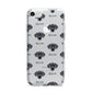 Blue Lacy Icon with Name iPhone 7 Bumper Case on Silver iPhone