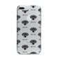 Blue Lacy Icon with Name iPhone 7 Plus Bumper Case on Silver iPhone