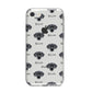 Blue Lacy Icon with Name iPhone 8 Bumper Case on Silver iPhone